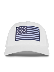 Wolf Flag Trucker Hat Arctic Greyson Clothiers 