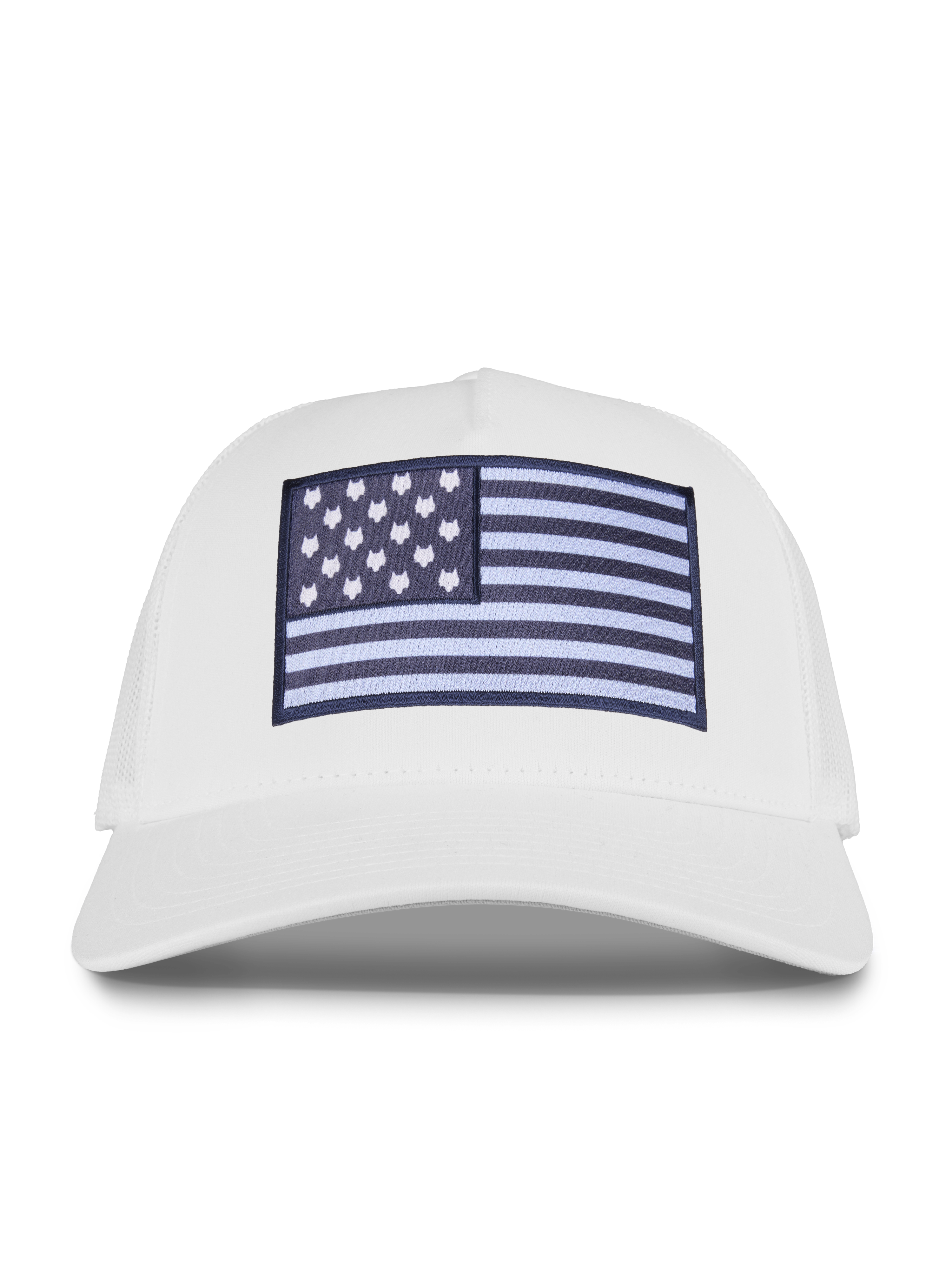 Wolf Flag Trucker Hat Arctic Greyson Clothiers 