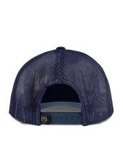 Wolf Flag Trucker Hat Maltese Blue Greyson Clothiers