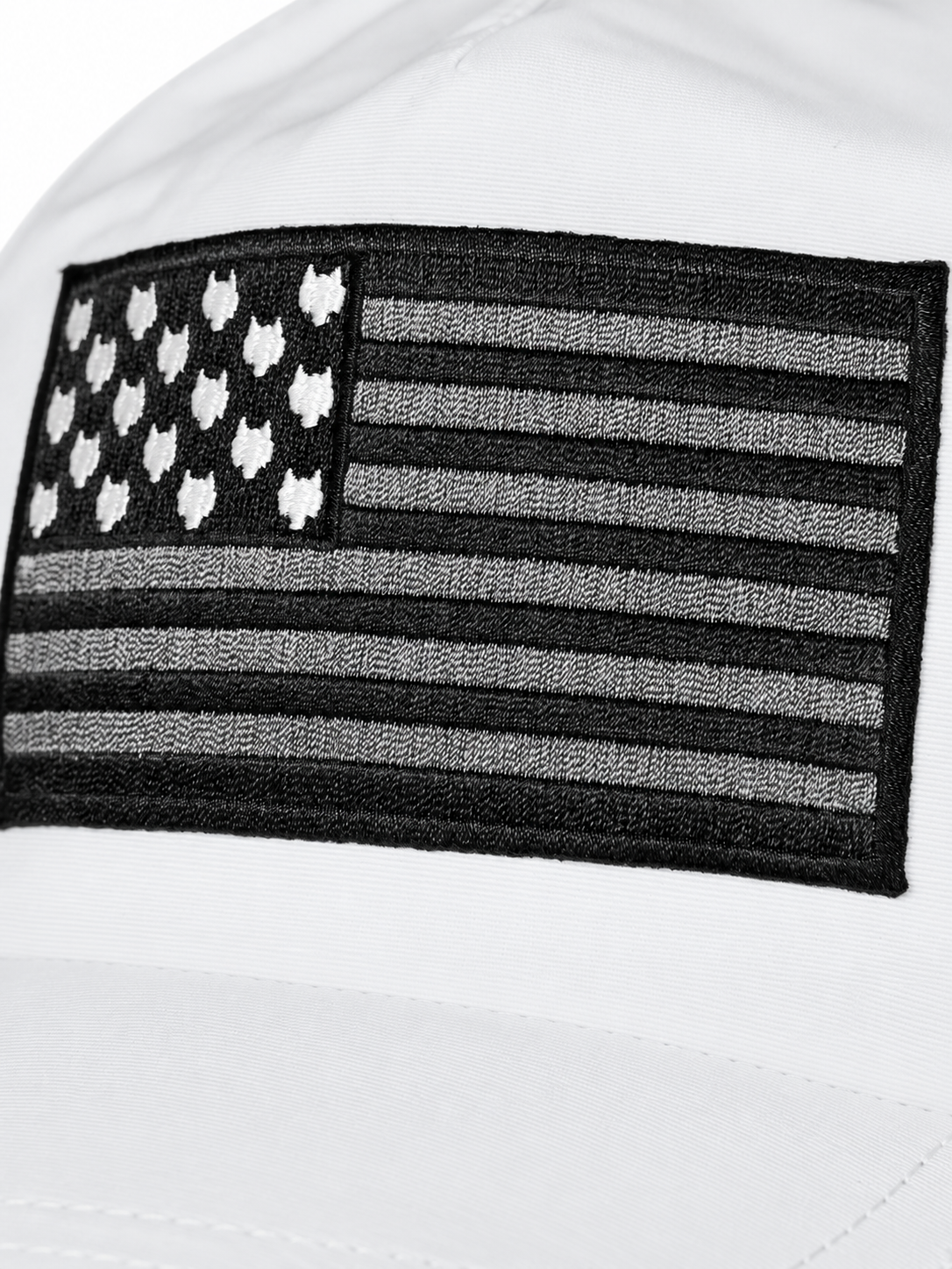 Wolf Flag Trucker Hat - Arctic | Greyson Clothiers