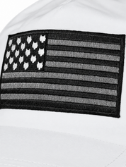 Wolf Flag Trucker Hat - Arctic | Greyson Clothiers