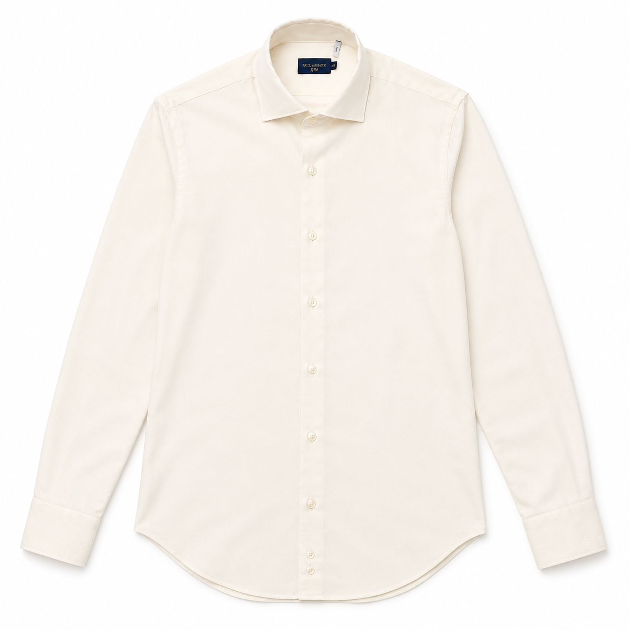 Xsoft Cotton Lyocell Shirt Ivory Paul & Shark 