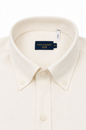 Xsoft Cotton Lyocell Shirt Ivory Paul & 