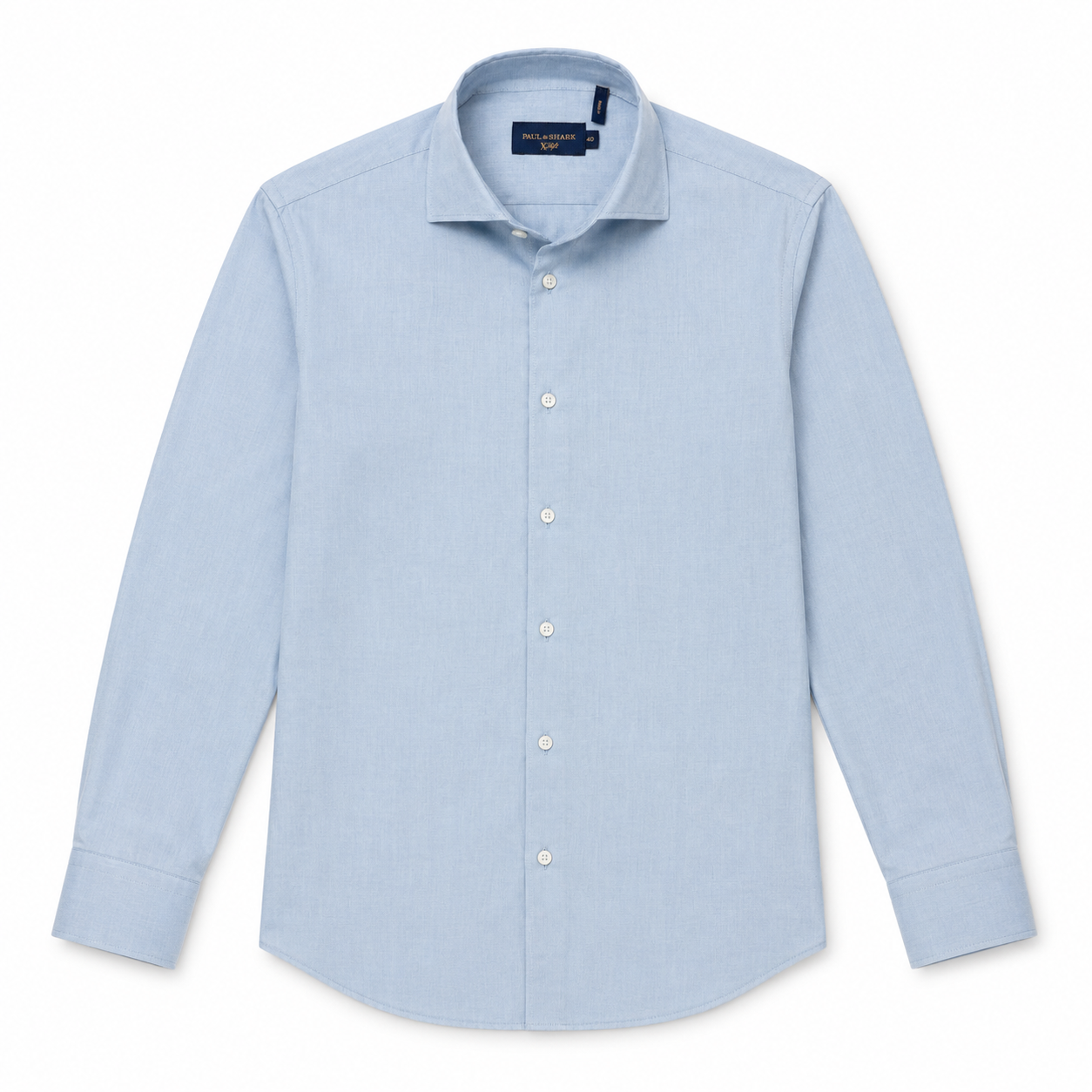 Xsoft Cotton Lyocell Shirt Lt Blue Paul & Shark 