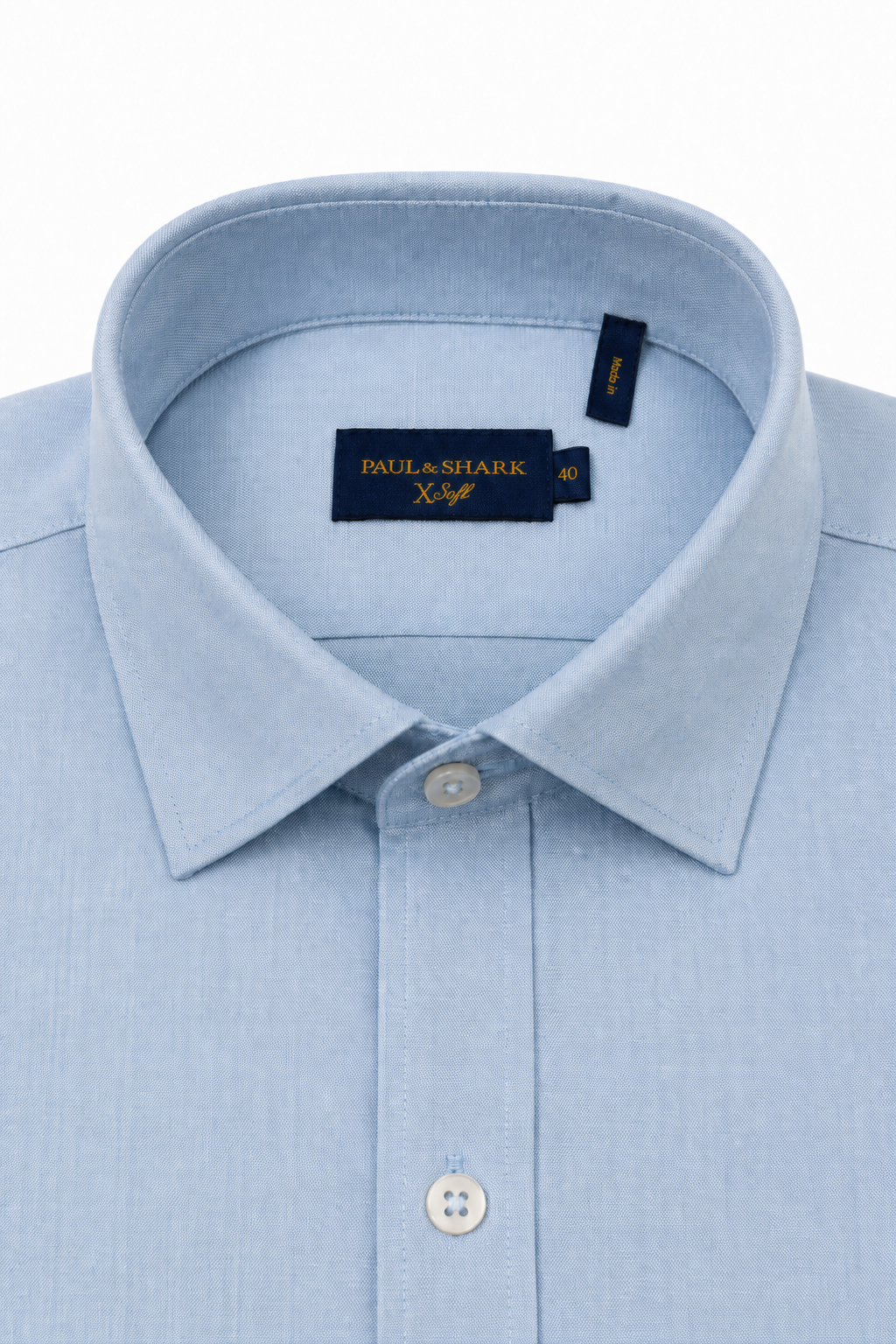 Xsoft Cotton Lyocell Shirt Lt Blue Paul & Shark 