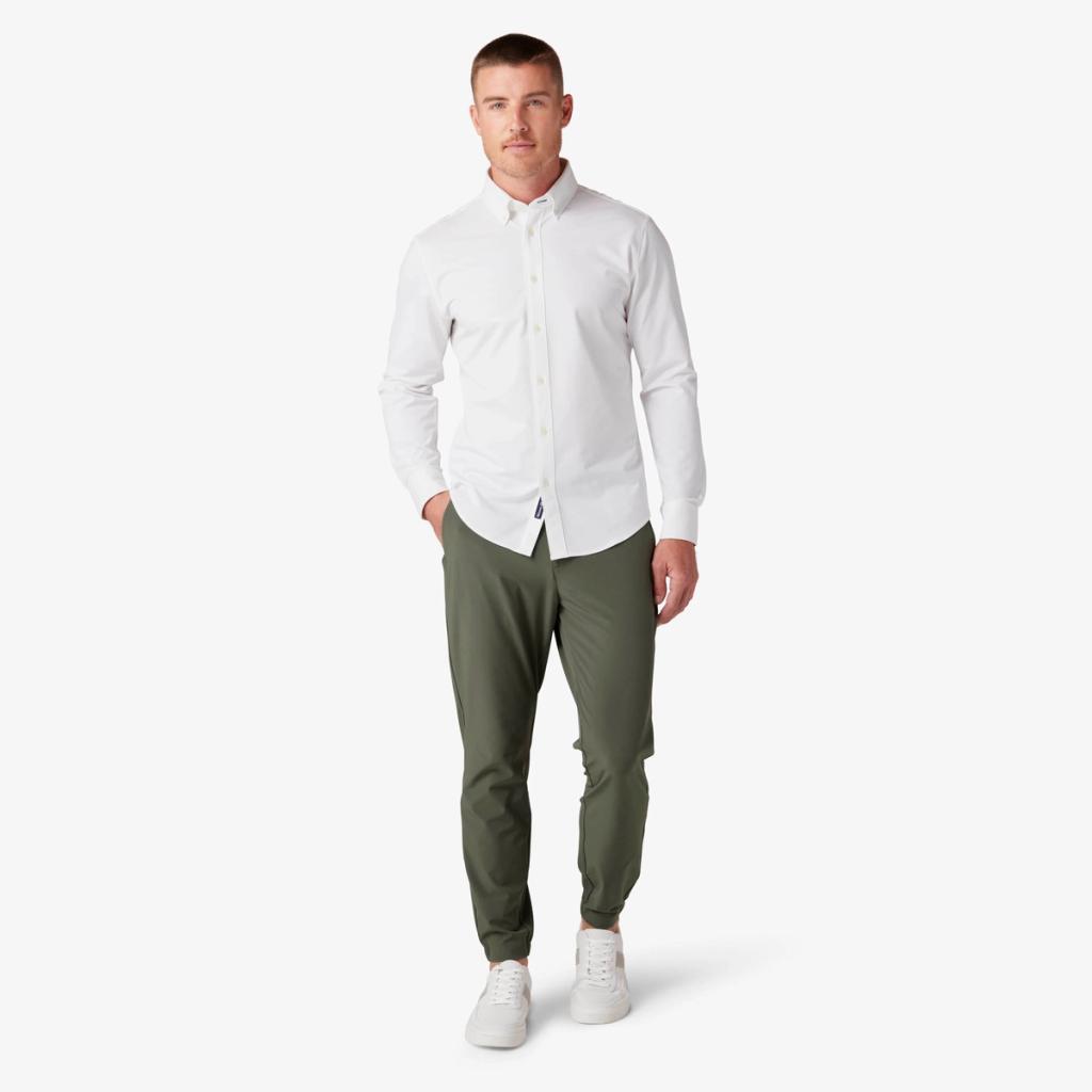 white mizzen and main ellis oxford shirt 