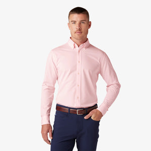 ellis oxford shirt true pink Mizzen + Main