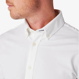 Ellis Oxford Dress Shirt - White | Mizzen+Main