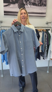 Coastal Fjord Heather Leeward Short Sleeve Shirt Mizzen+Main