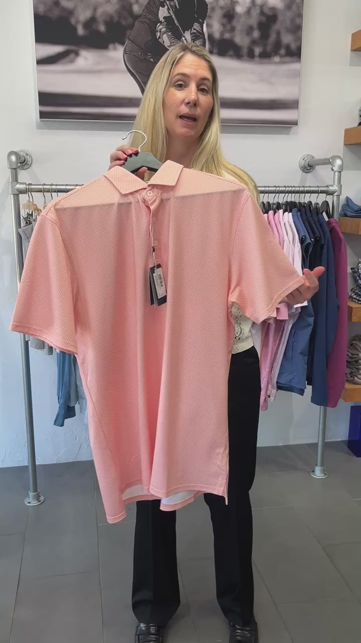 The Eaton Polo Shirt - Nectarine | Holderness & Bourne