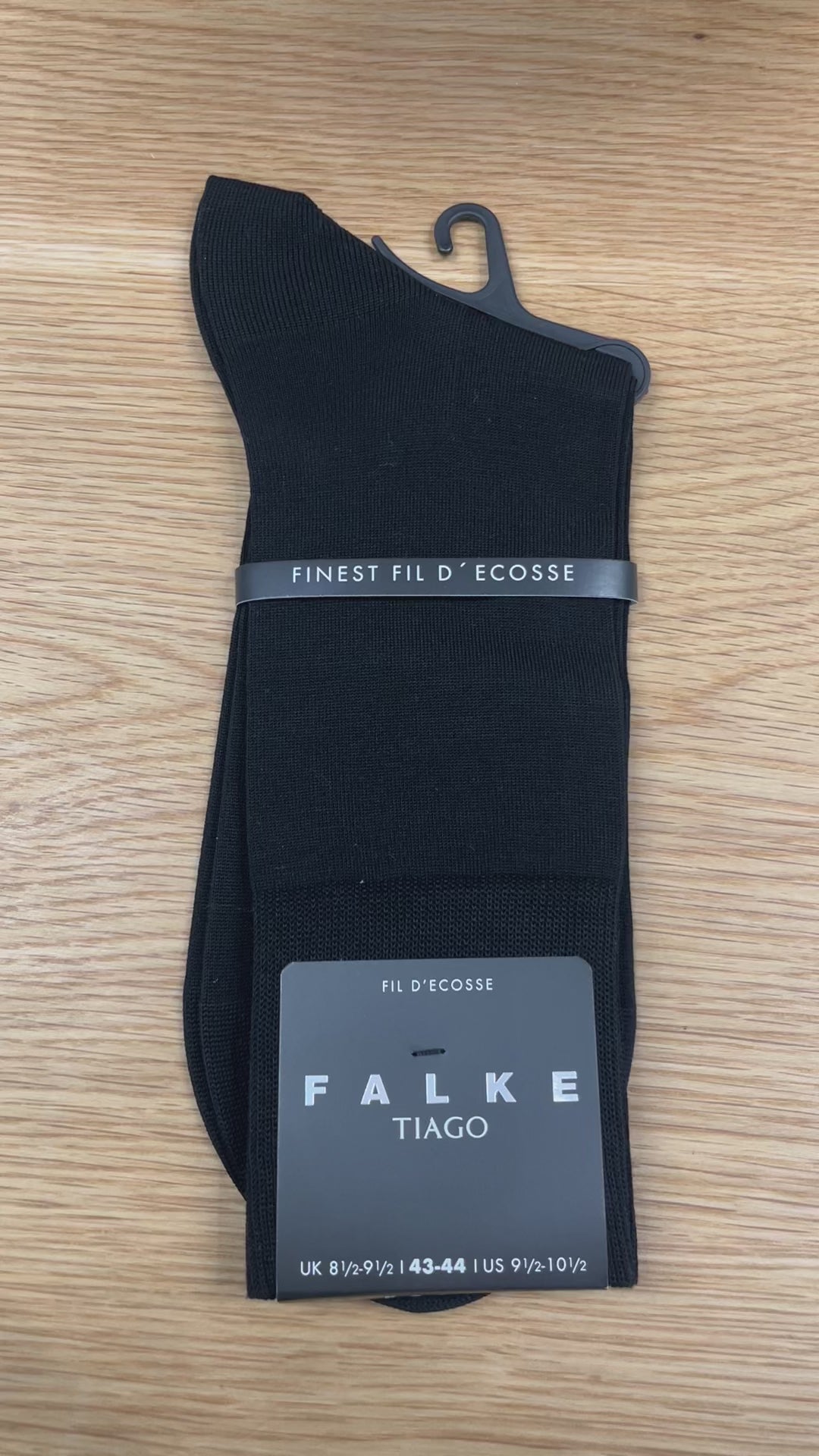 Falke black dress sock