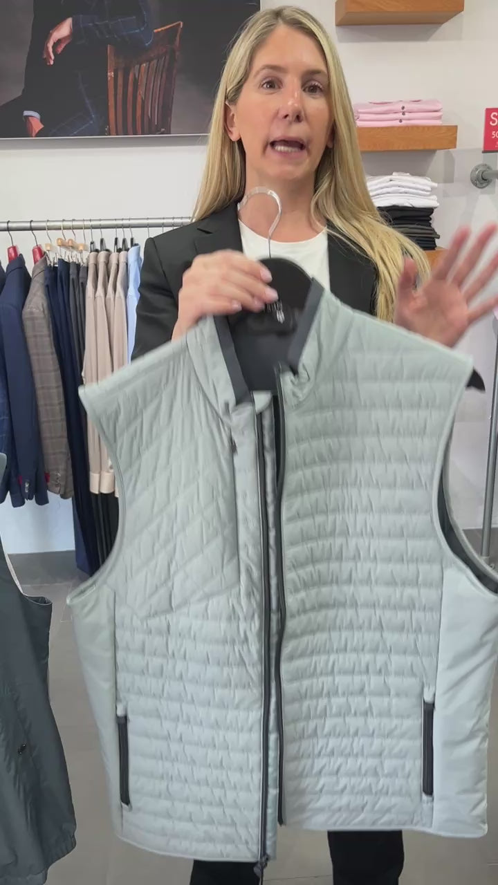 Yukon Ultralight Hybrid Vest 
Pacific Fog Greyson Clothiers