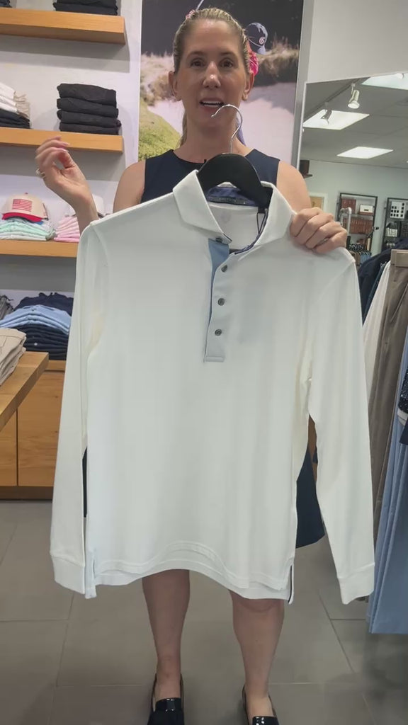 Apache Long Sleeve Polo Arctic Greyson Clothiers