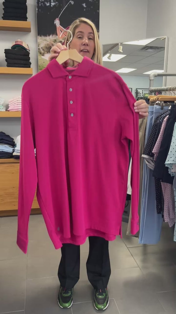 Sugarcane Long Sleeve Omaha Polo Greyson Clothiers