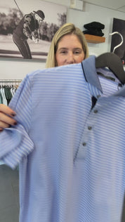 Orion Short Sleeve Polo Valley/Arctic Greyson Clothiers video