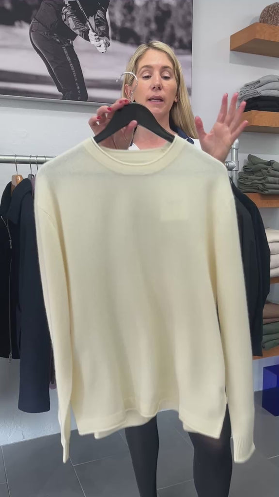 Sammy Wool Sweater in Ivory by NN.07