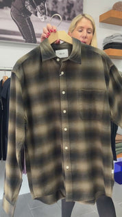 Deon Flannel Shirt Black Check by NN07