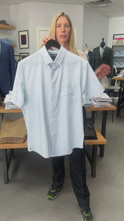 Circle Dot Print Short Sleeve Shirt Mizzen+Main