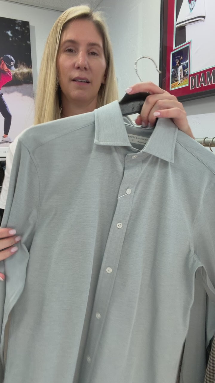 Deon Chambray Shirt Sea Spray NN.07