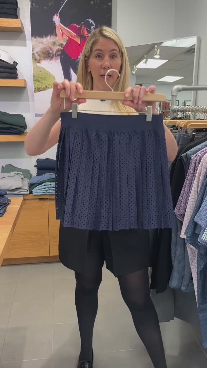 Laser Cut Leo Skirt - Maltese Blue | Greyson Clothiers