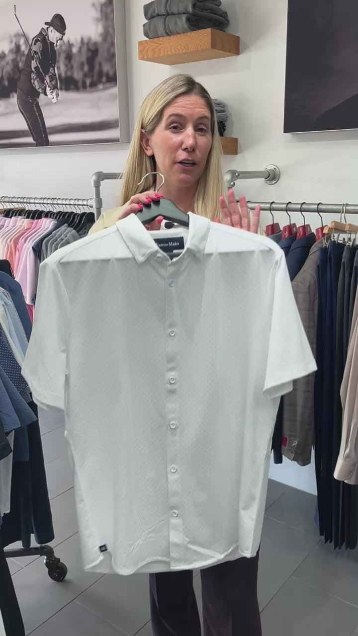 White Petal Hatch Halyard Short Sleeve Shirt