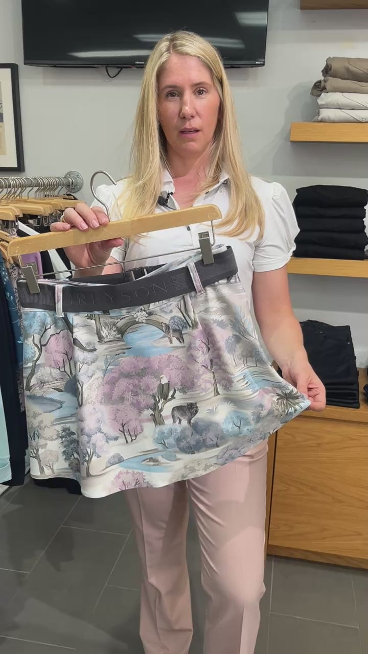 Where Wolves Roam Luna Skirt Wisteria Multi Greyson Clothiers