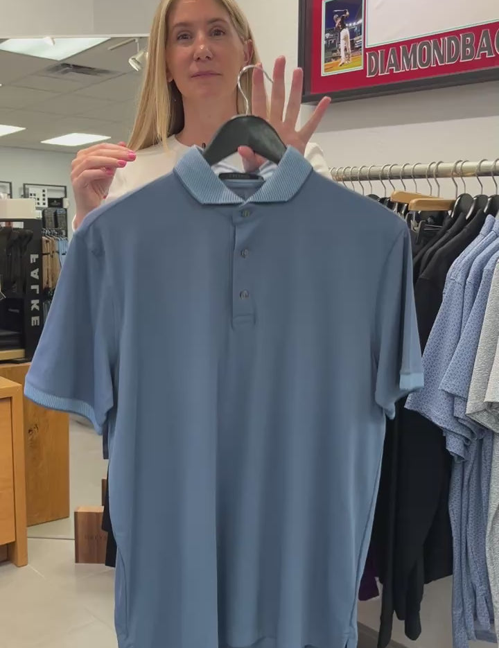 Cherokee Polo Vintage Indigo Greyson Clothiers