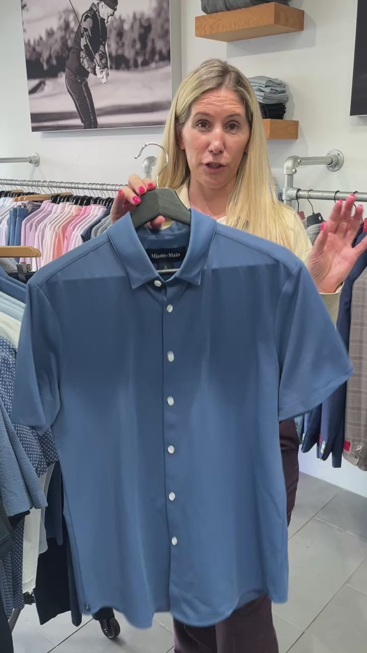 Coastal Fjord Halyard Short Sleeve Shirt Mizzen+Main
