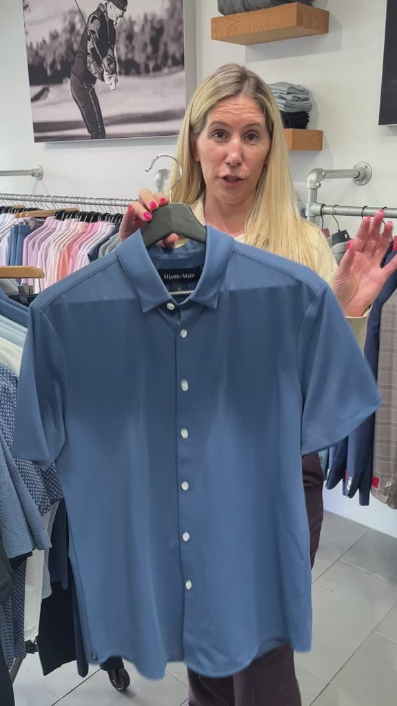 Coastal Fjord Halyard Short Sleeve Shirt Mizzen+Main