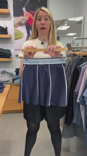 Phoenix Luxe Flare Skirt - Maltese Blue | Greyson Clothiers