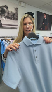 Greyson Foundry polo in Wolf Blue, video