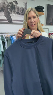 Troy Crewneck Maltese Blue Greyson Clothiers