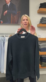 Kevin Organic Cotton Sweater Navy Blue NN07