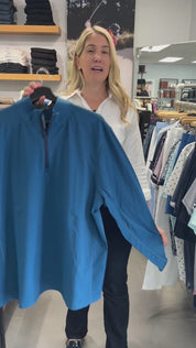 Greyson Clothiers Tate Mockneck Quarter Zip- Juniper