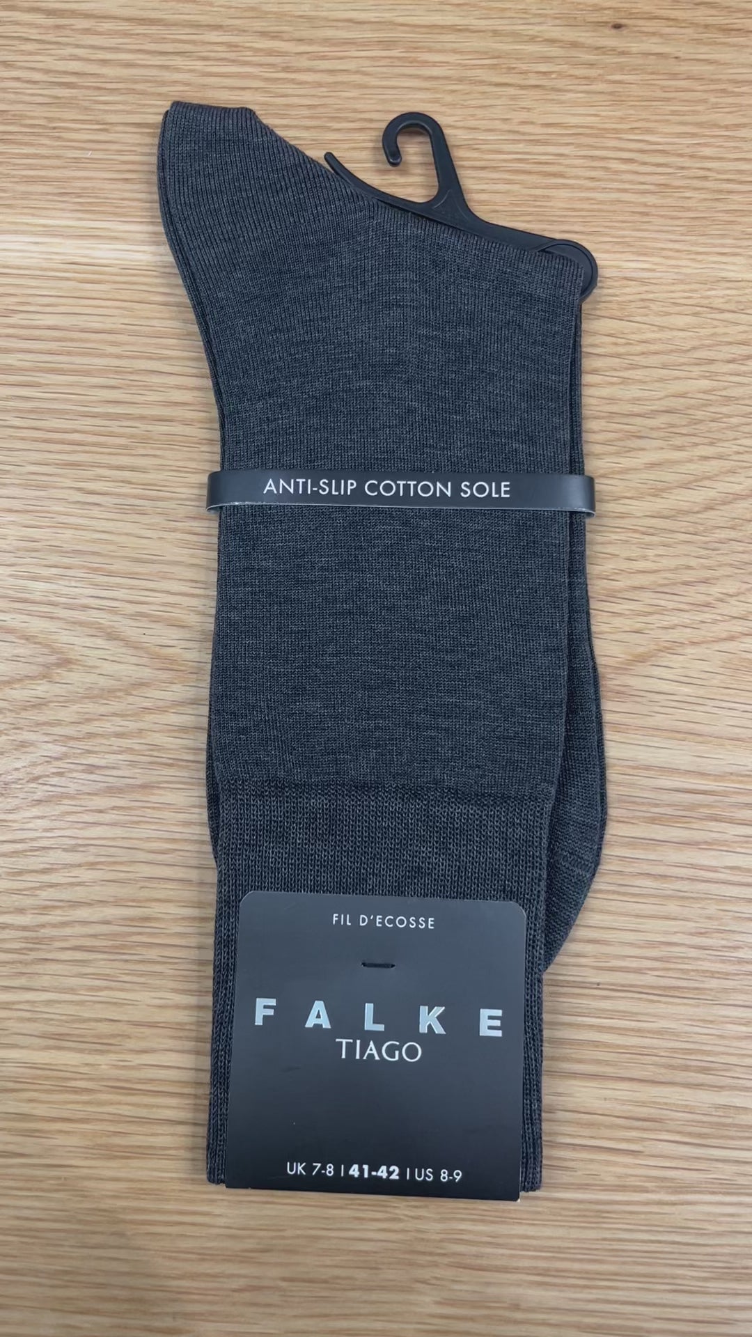 Falke charcoal dress sock