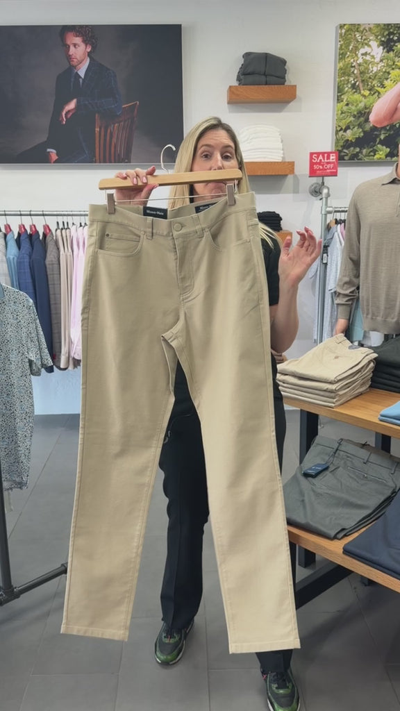 Mayfield 5 Pocket Pant Light Khaki Mizzen+Main