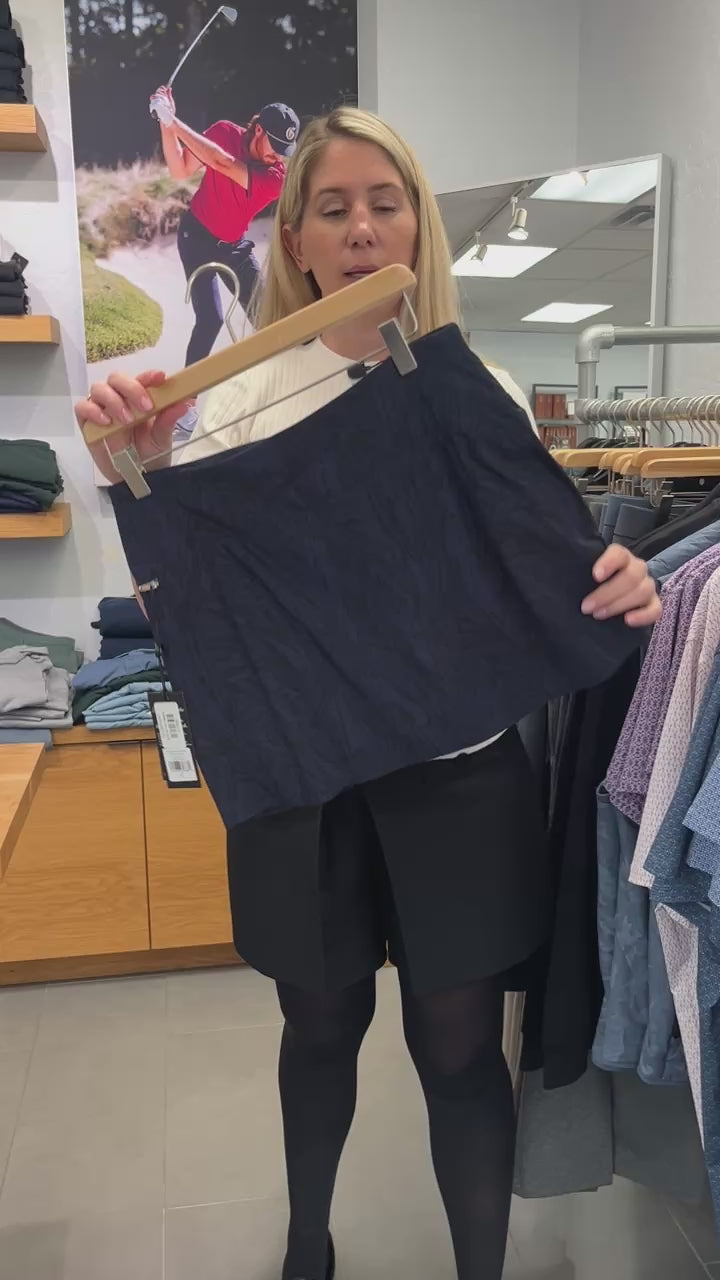 Painted Feather Phoenix Skirt with Shortie - Maltese Blue | Greyson Clothiers