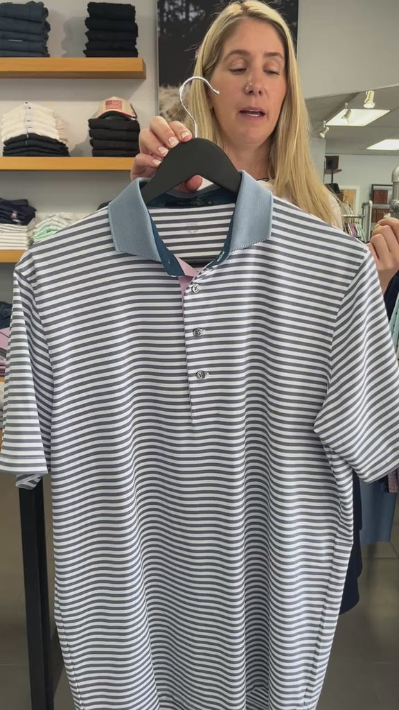 Cypress Polo Arctic Greyson Clothiers Front