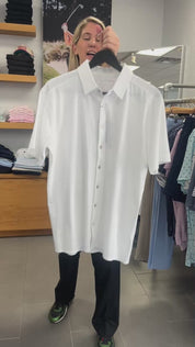 Short Sleeve Button Front Shirt GeorgRoth White