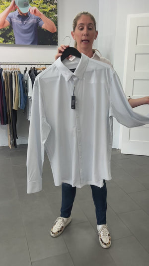 Skyway Circle Print Monaco Dress Shirt  | Mizzen + Main