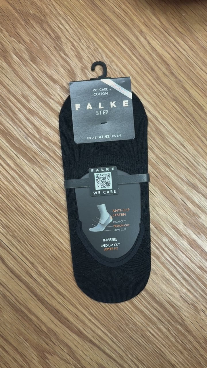 Mens no show socks black Falke