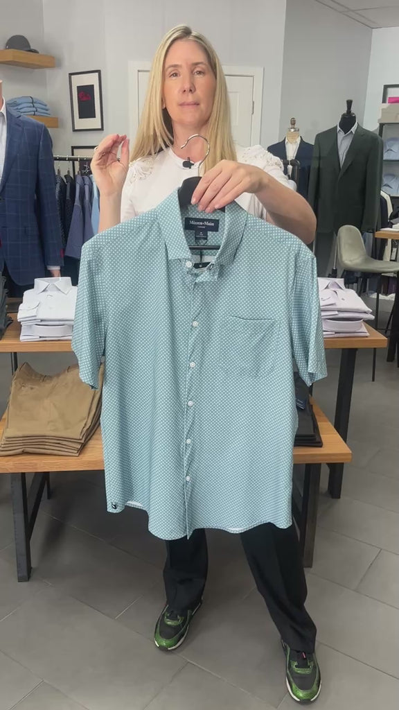 Pale Balsam Clover Leeward Short Sleeve Shirt Mizzen+Main