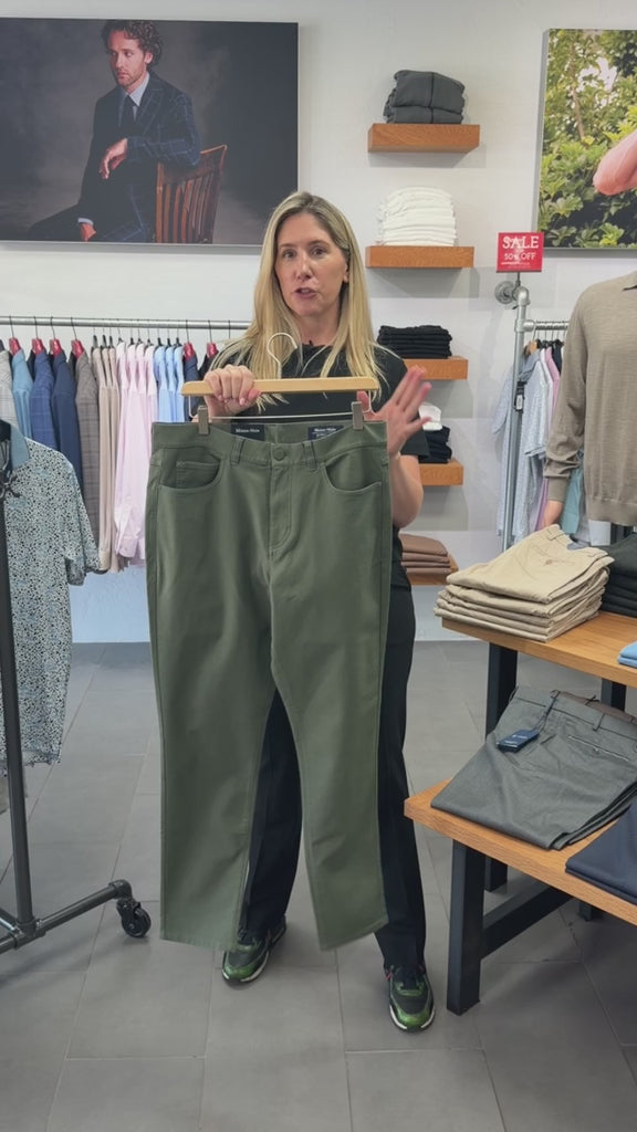 Mayfield 5 Pocket Pant Olive Mizzen+Main 