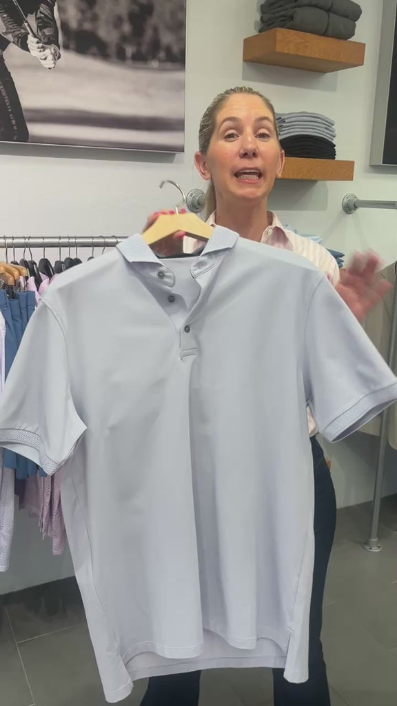 Cherokee Short Sleeve Polo Jellyfish Greyson Clothiers 