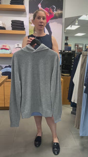 Koko Sweater Hoodie Light Grey Heather Greyson Clothiers