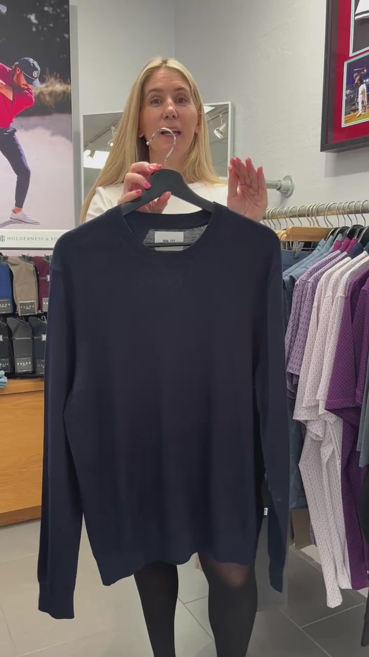 Ted Lightweight Sweater - Navy NN07