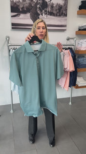 The Collins Shirt - Cascade Green & Pacific Blue | Holderness & Bourne