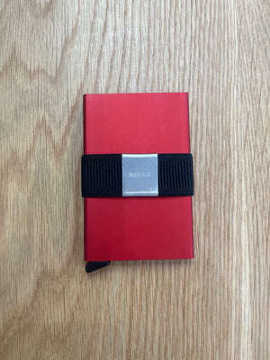 Cardprotector With Moneyband - Red & Black | Secrid
