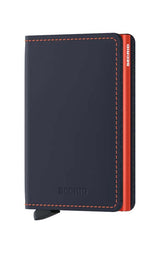 Slimwallet Matte Nightblue & Orange | Secrid