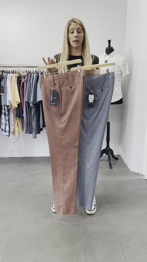  Loro Piana - Wool-Silk Linen Pant 
